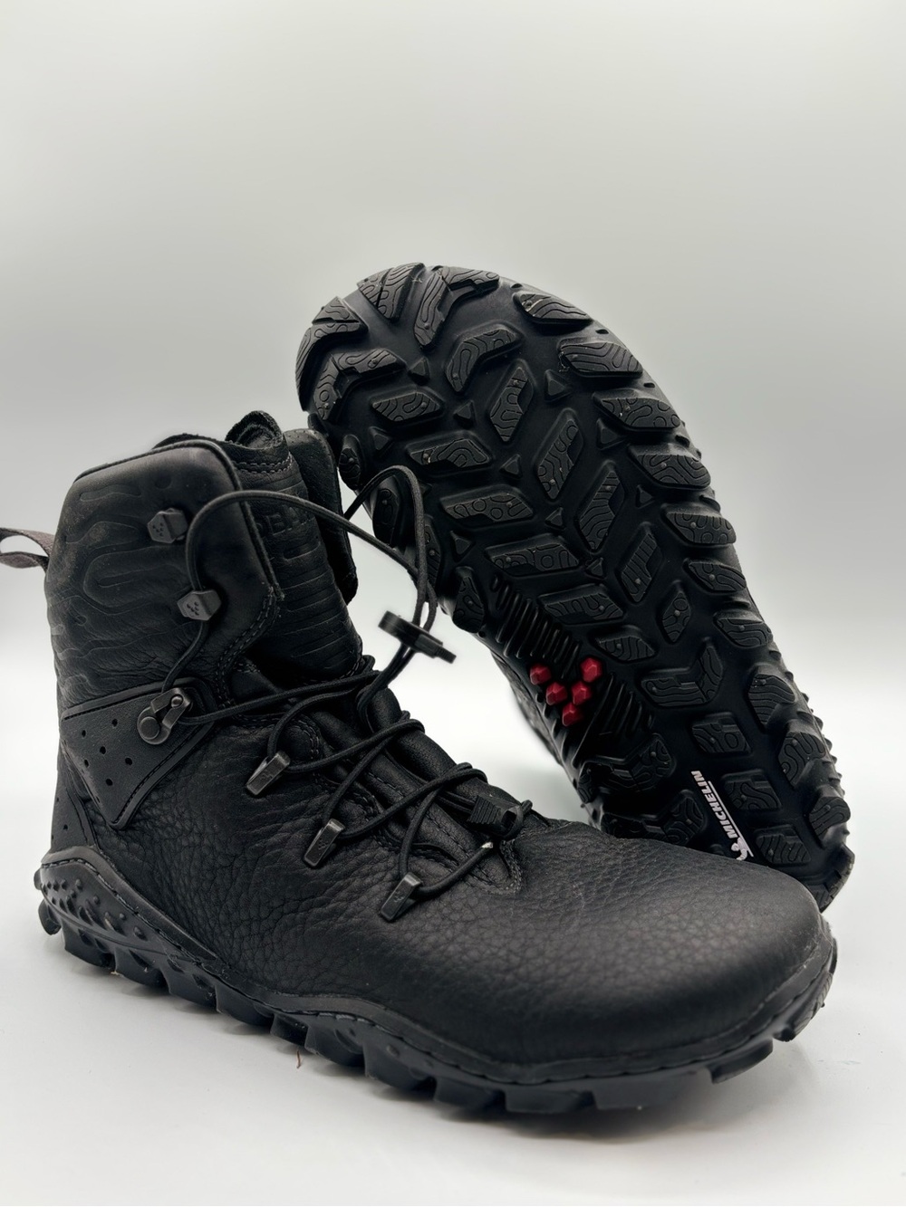 Vivo Barefoot Men's Black Tracker Tactical Trail Boots